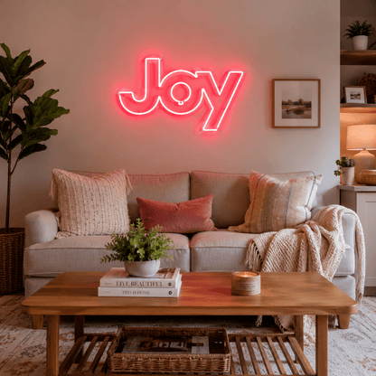 Joy Wall Decor LED Neon Sign - Shineneon