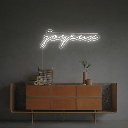 Joyeux Led Neon Sign For Home Decor Bars | Shineneon