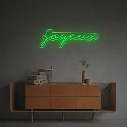 Joyeux Led Neon Sign For Home Decor Bars | Shineneon
