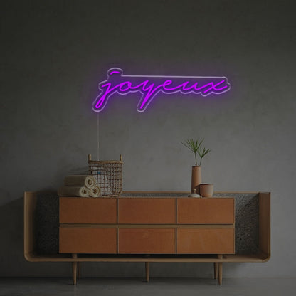 Joyeux Led Neon Sign For Home Decor Bars | Shineneon