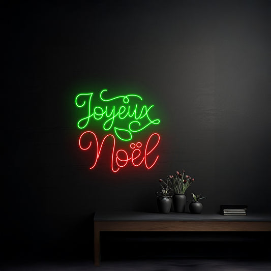 Joyeux Noel Led Neon Signs