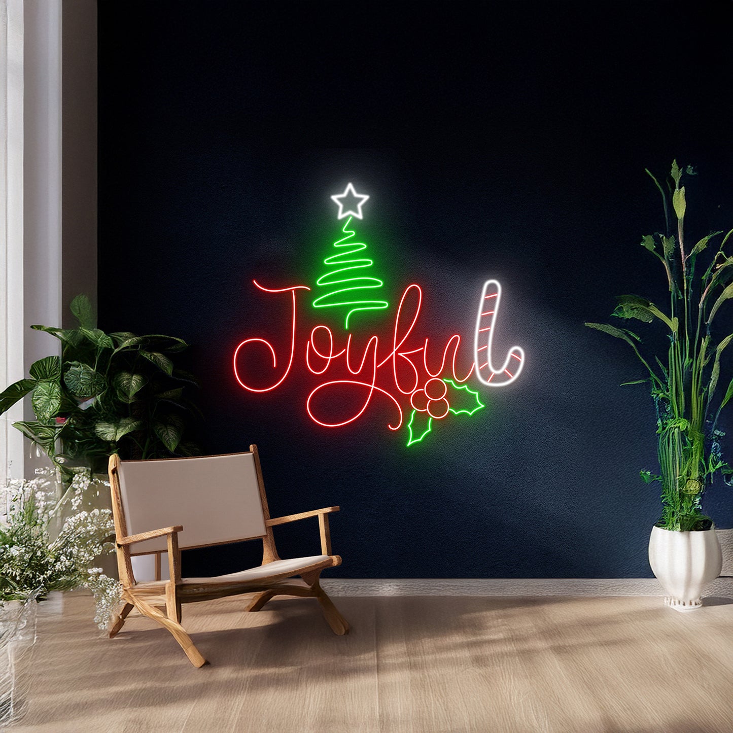 Joyful Neon Sign