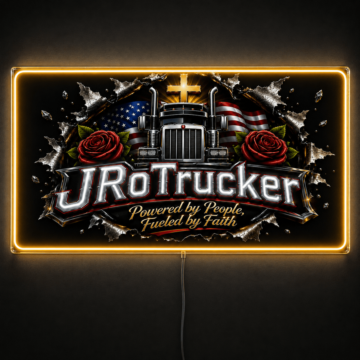 JRoTrucker Custom LED Neon Sign - Shineneon