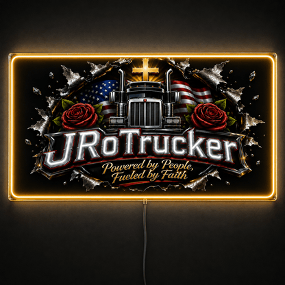 JRoTrucker Custom LED Neon Sign - Shineneon