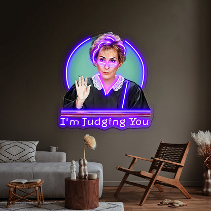 Judge Judy Artwork Neon Signs For Sale