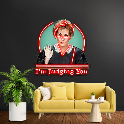 Judge Judy Artwork Neon Signs For Sale