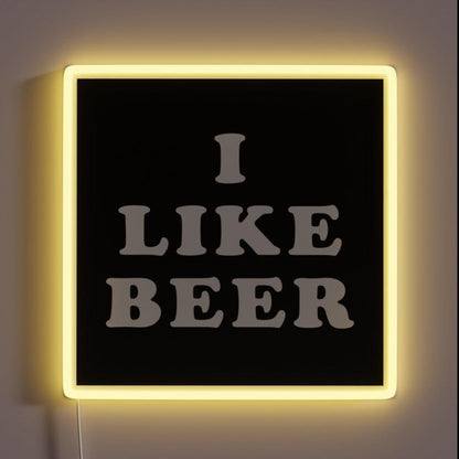 Judge Kavanaugh I Like Beer Halloween Costume Rgb Led Neon Sign - Custom LED neon sign front view
