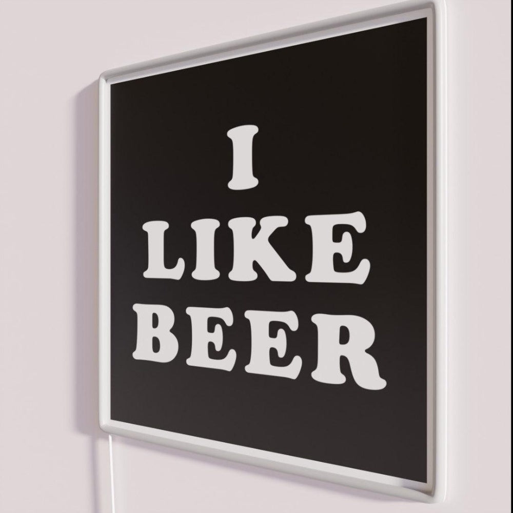 Judge Kavanaugh I Like Beer Halloween Costume Rgb Led Neon Sign - Neon sign mounted on wall in room