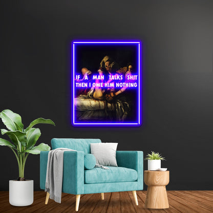 Judith Did Something Bad Artwork Neon Signs For Sale - Shineneon