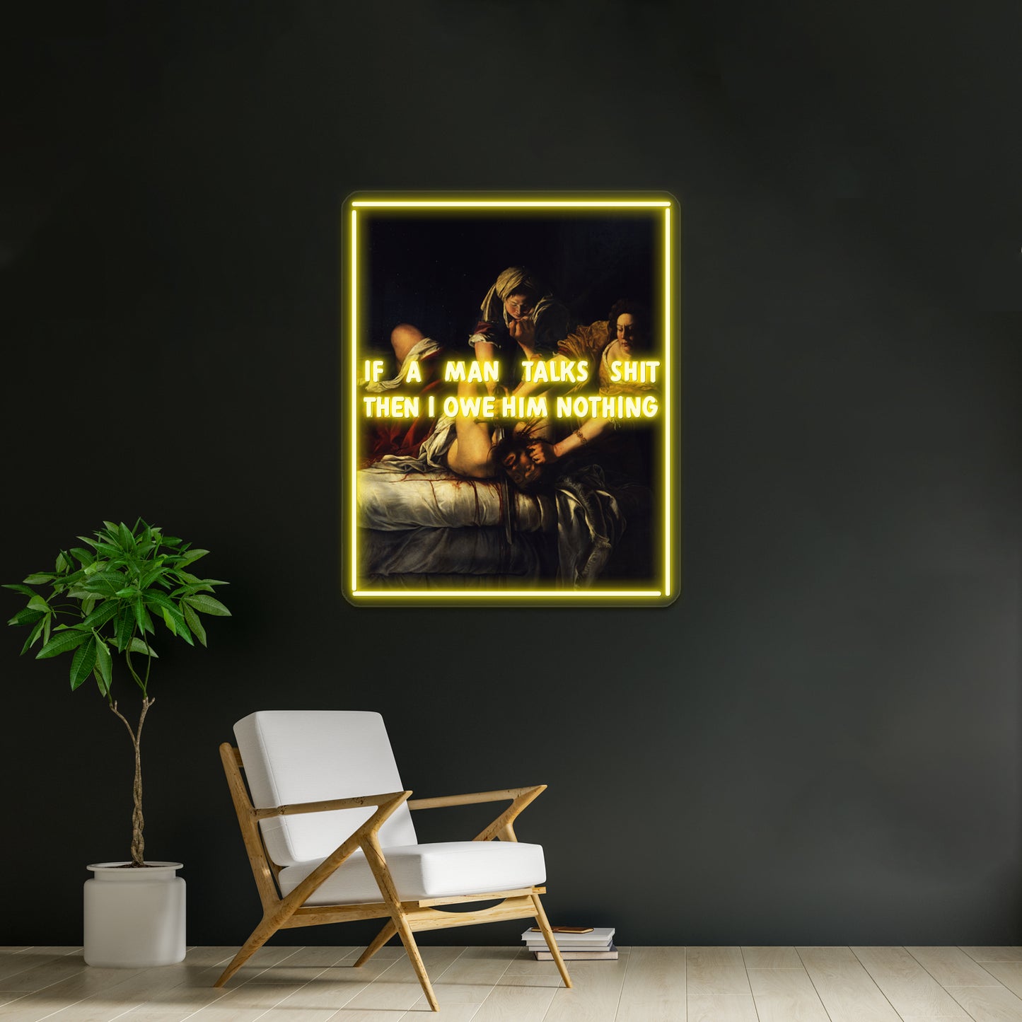 Judith Did Something Bad Artwork Neon Signs For Sale