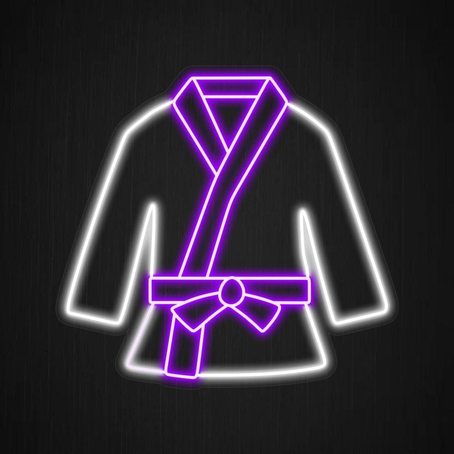 Judo Uniform Purple White Led Neon Sign Japanese Restaurant Decor | Shineneon