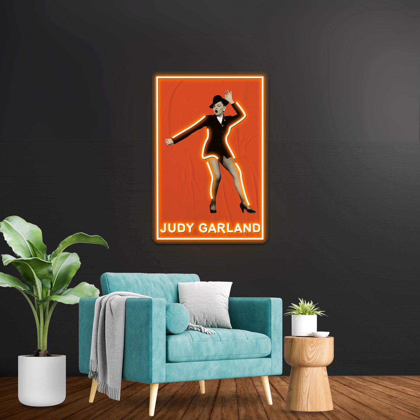 Judy Garland Pop Art Poster Artwork Neon Signs For Sale