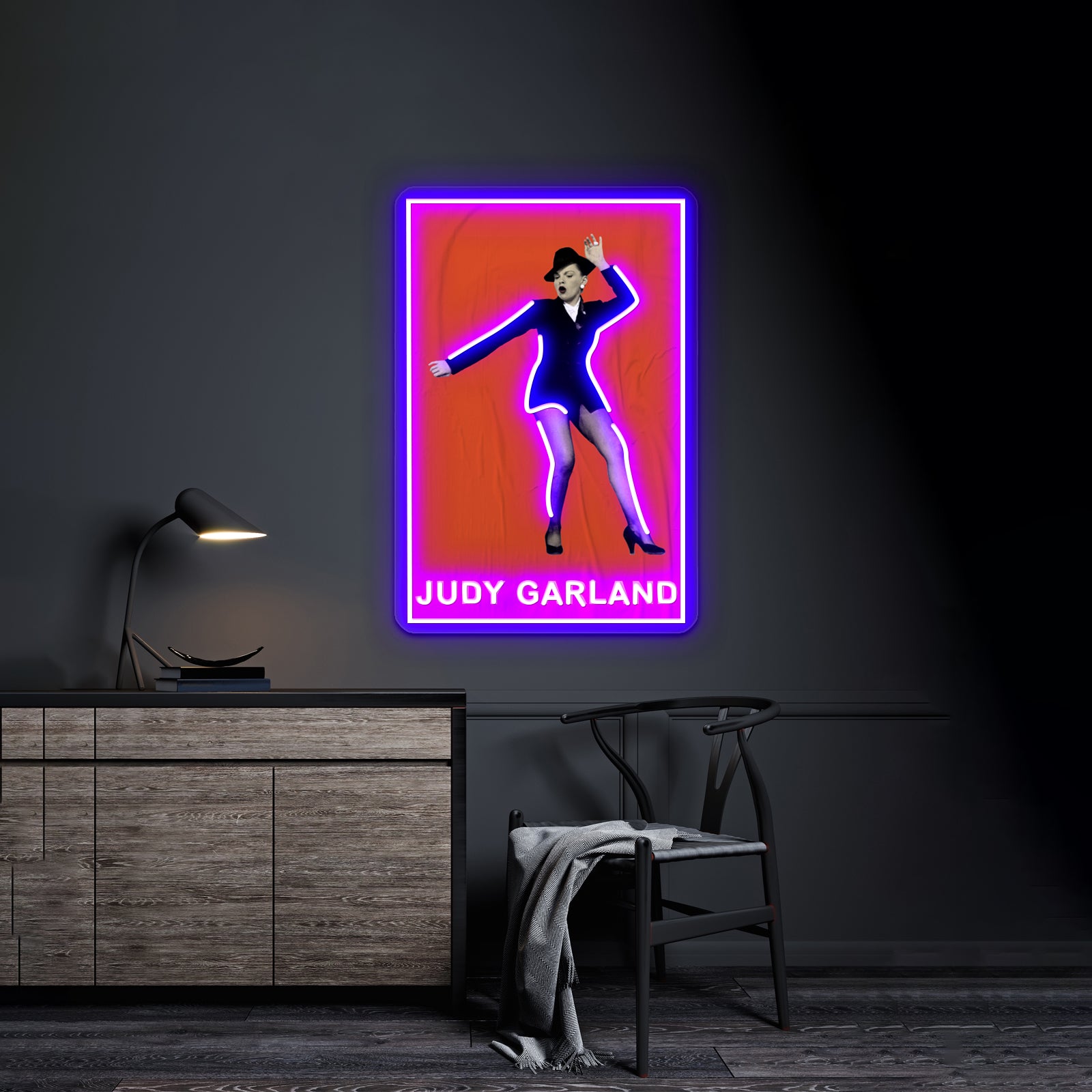 Judy Garland Pop Art Poster Artwork Neon Signs For Sale | Shineneon