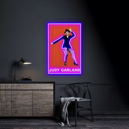 Judy Garland Pop Art Poster Artwork Neon Signs For Sale