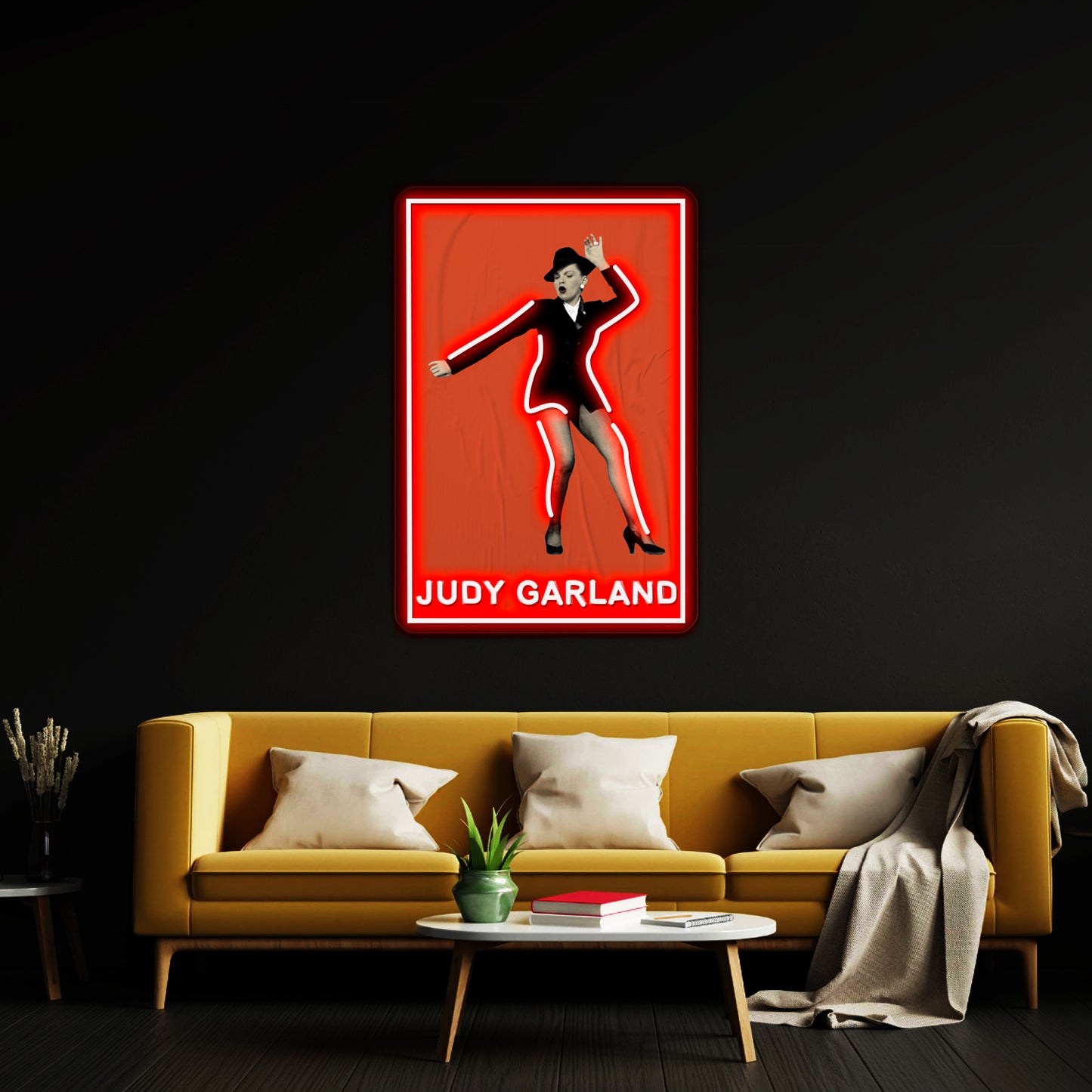 Judy Garland Pop Art Poster Artwork Neon Signs For Sale