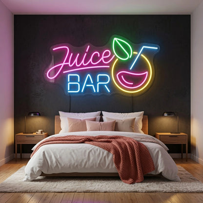 Juice Bar Bedroom Decor LED Neon Sign - 02 High-Converting Product Image