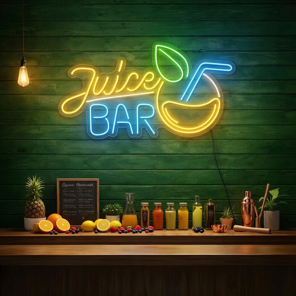 Juice Bar Business Wall Decor LED Neon Sign - Shineneon