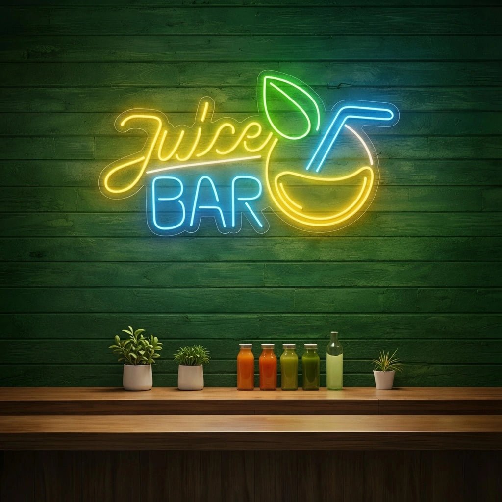 Juice Bar Business Wall Decor LED Neon Sign - Shineneon