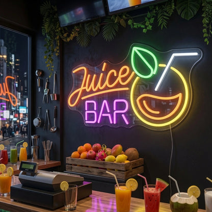 Juice Bar LED Neon Sign Wall Neon Sign - 01 Original Product Image