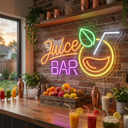 Juice Bar LED Neon Sign Wall Neon Sign - 02 High-Converting Product Image