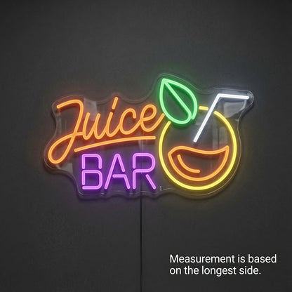 Juice Bar LED Neon Sign Wall Neon Sign - 04 Size Image