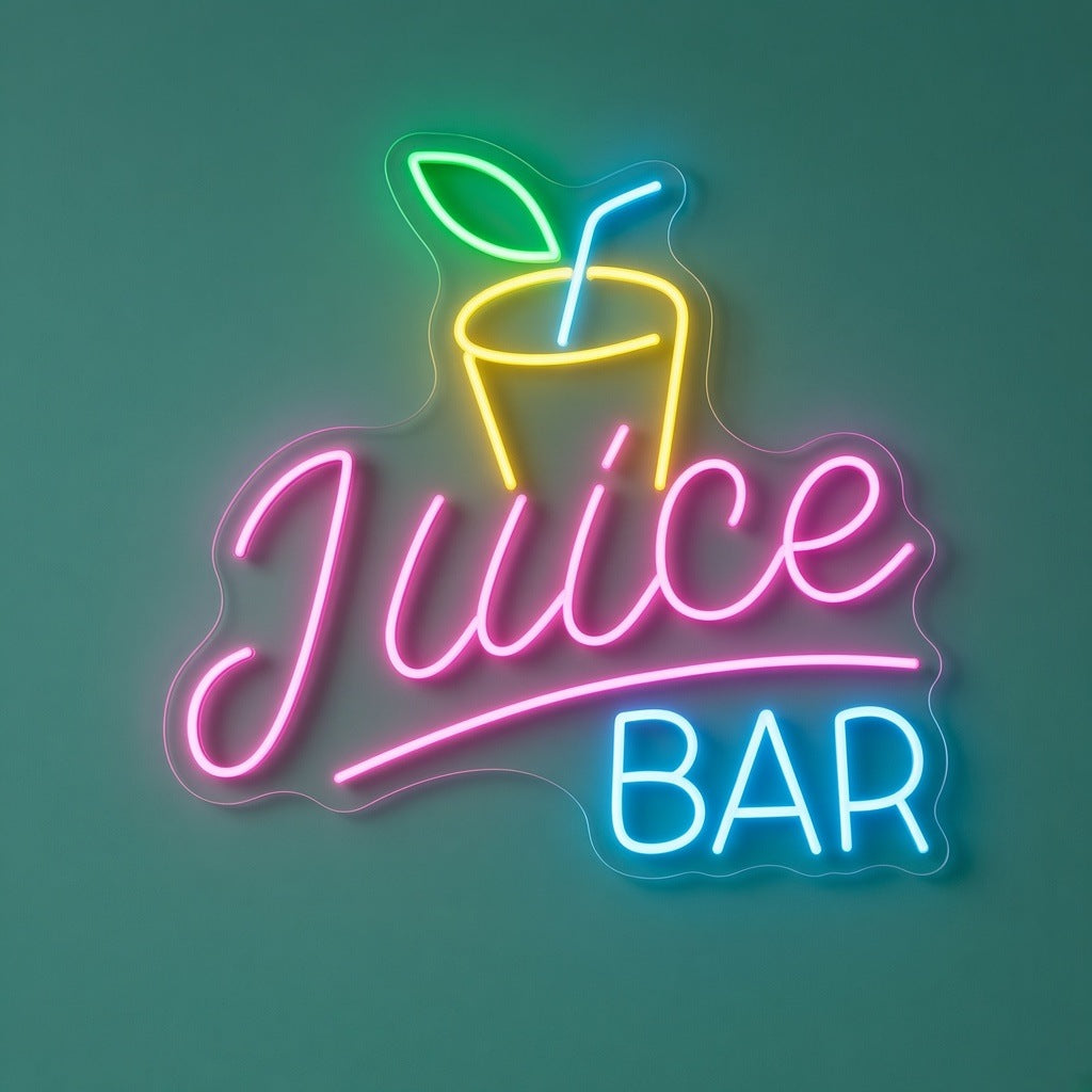 Juice Bar LED Neon Sign - product hero