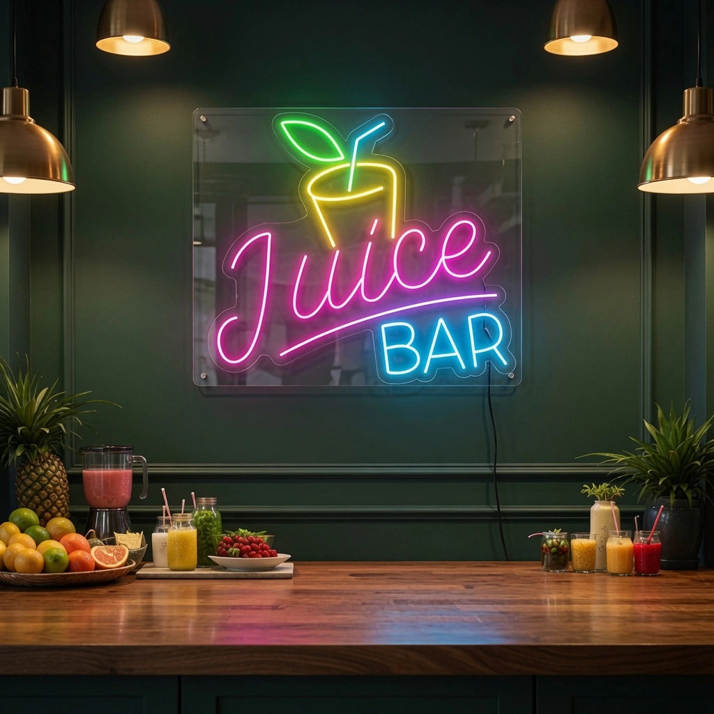 Juice Bar Room Decor LED Neon Sign - 02 High-Converting Product Image