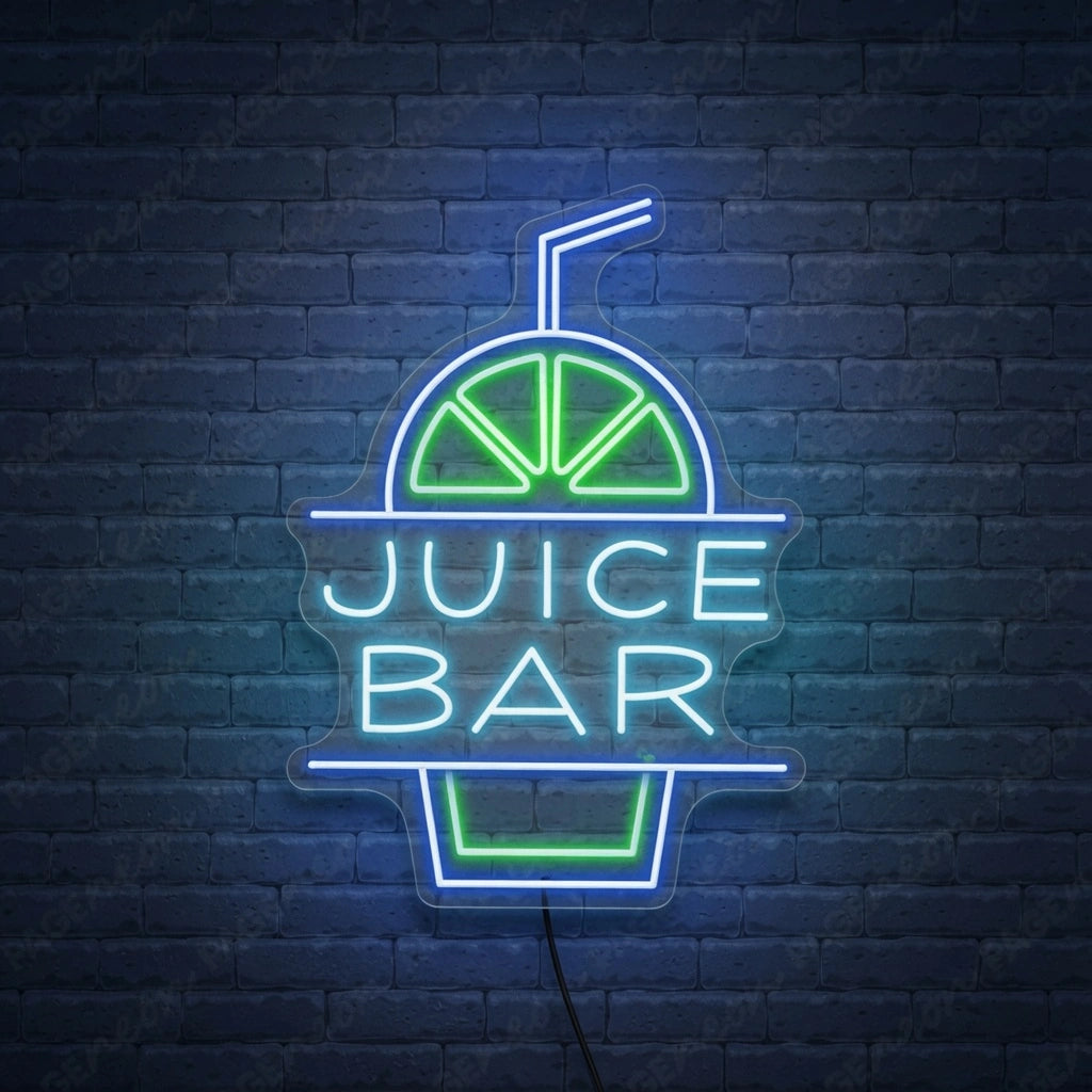 Juice Bar Wall Art LED Neon Sign - 01 Original Product Image