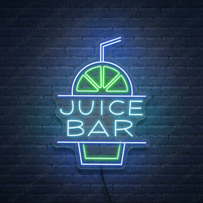 Juice Bar Wall Art LED Neon Sign - 01 Original Product Image