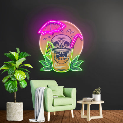 Juicy Skull Led Neon Sign Light Custom Led Signs - Shineneon