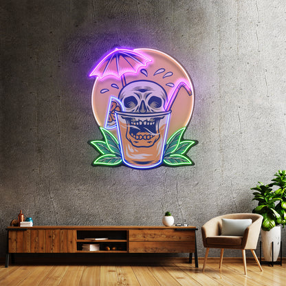 Juicy Skull Led Neon Sign Light Custom Led Signs