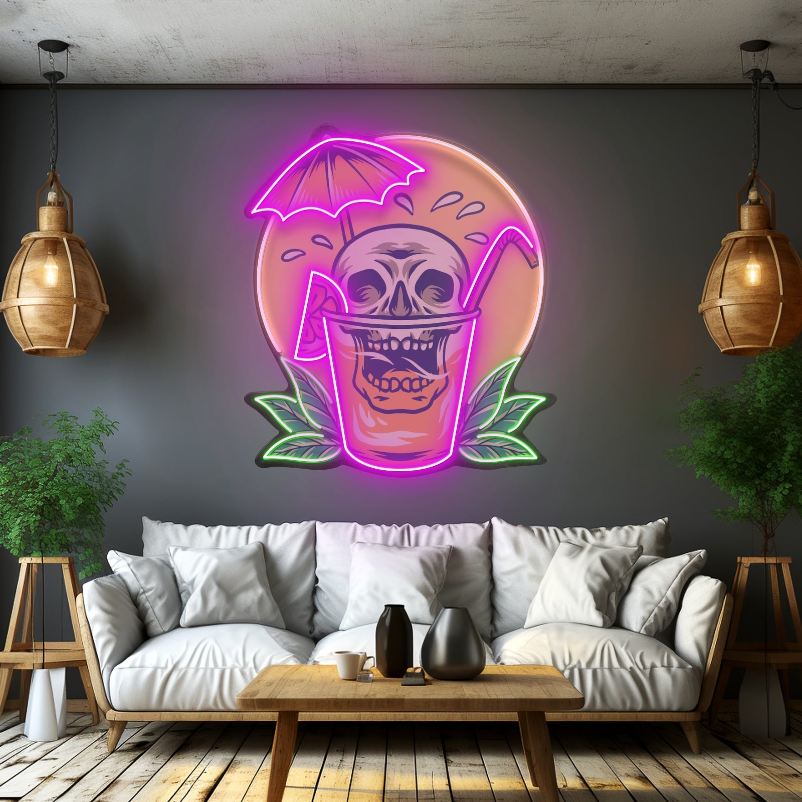 Junk Food Artwork Neon Signs For Sale