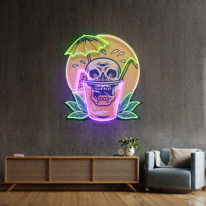 Juicy Skull Led Neon Sign Light Custom Led Signs