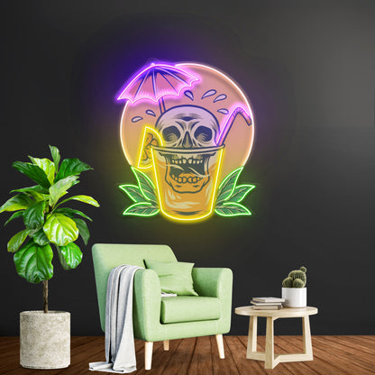 Juicy Skull Led Neon Sign Light Custom Led Signs