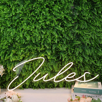 Jules Yellow Led Neon Sign - Shineneon