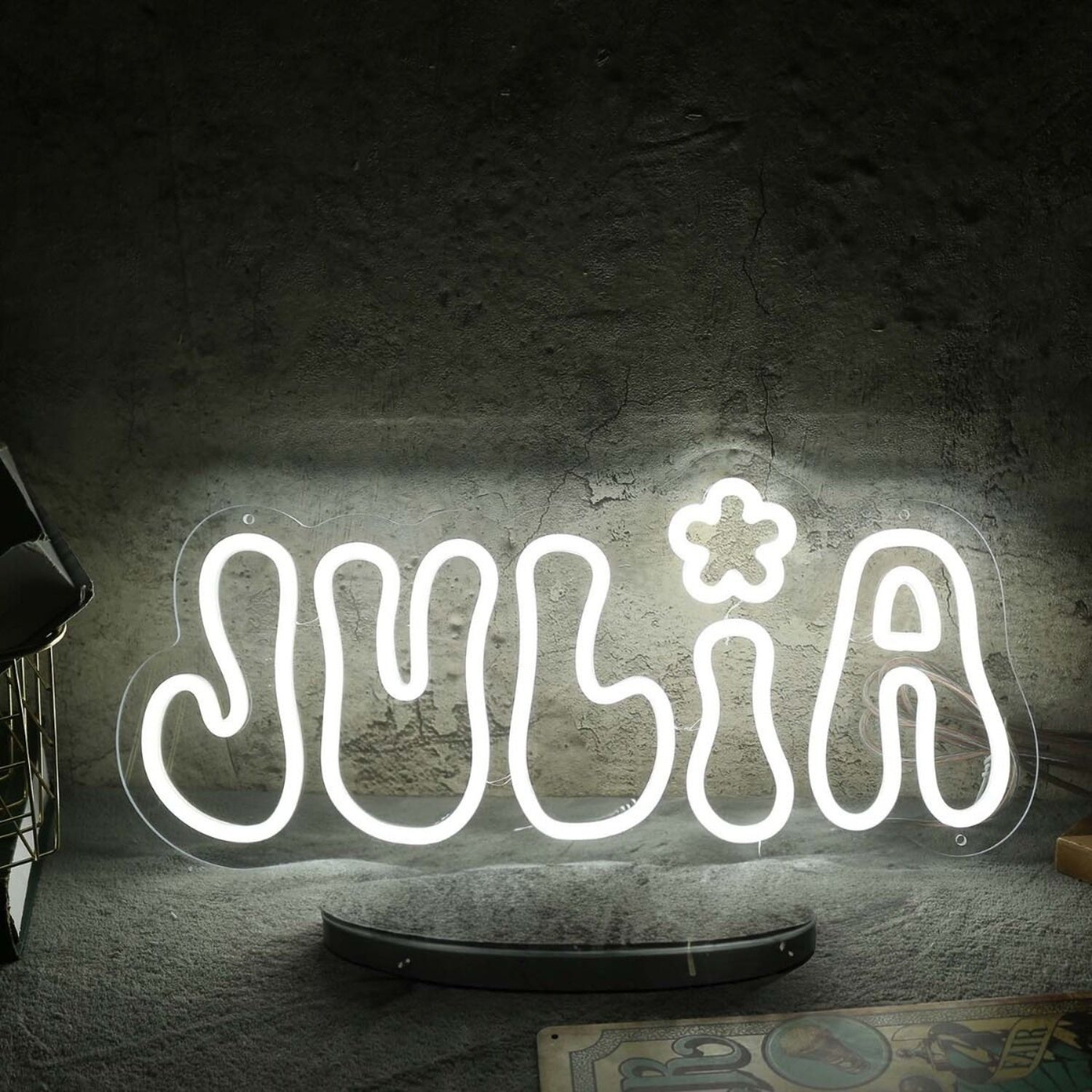 Julia White Led Neon Sign | Shineneon