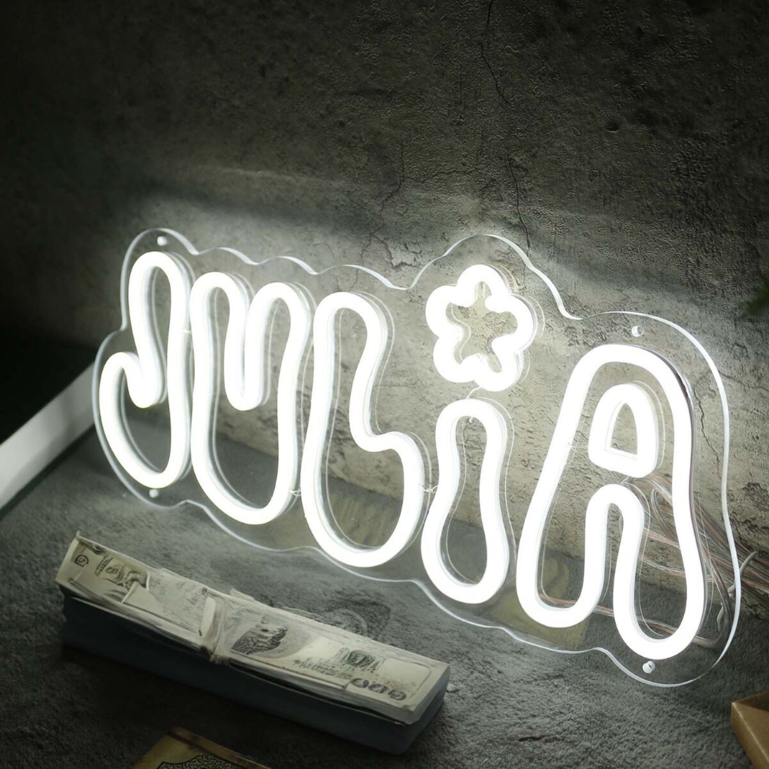 Julia White Led Neon Sign | Shineneon