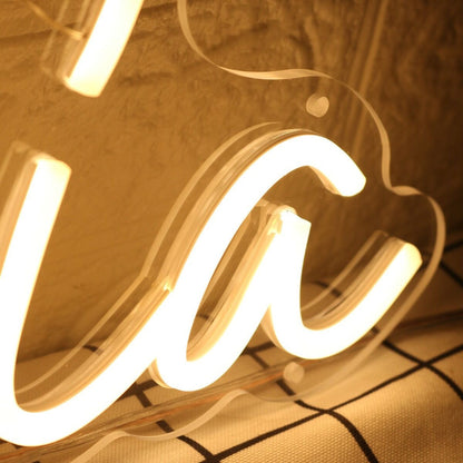 Julia Yellow Led Neon Sign - Shineneon