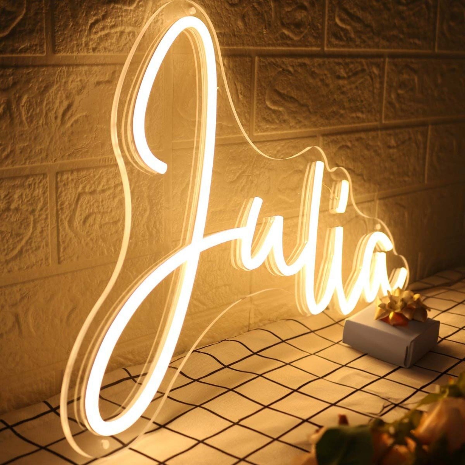 Julia Yellow Led Neon Sign - Shineneon