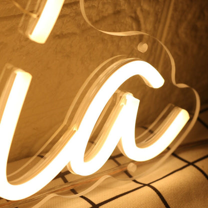 Julia Yellow Led Neon Sign | Shineneon