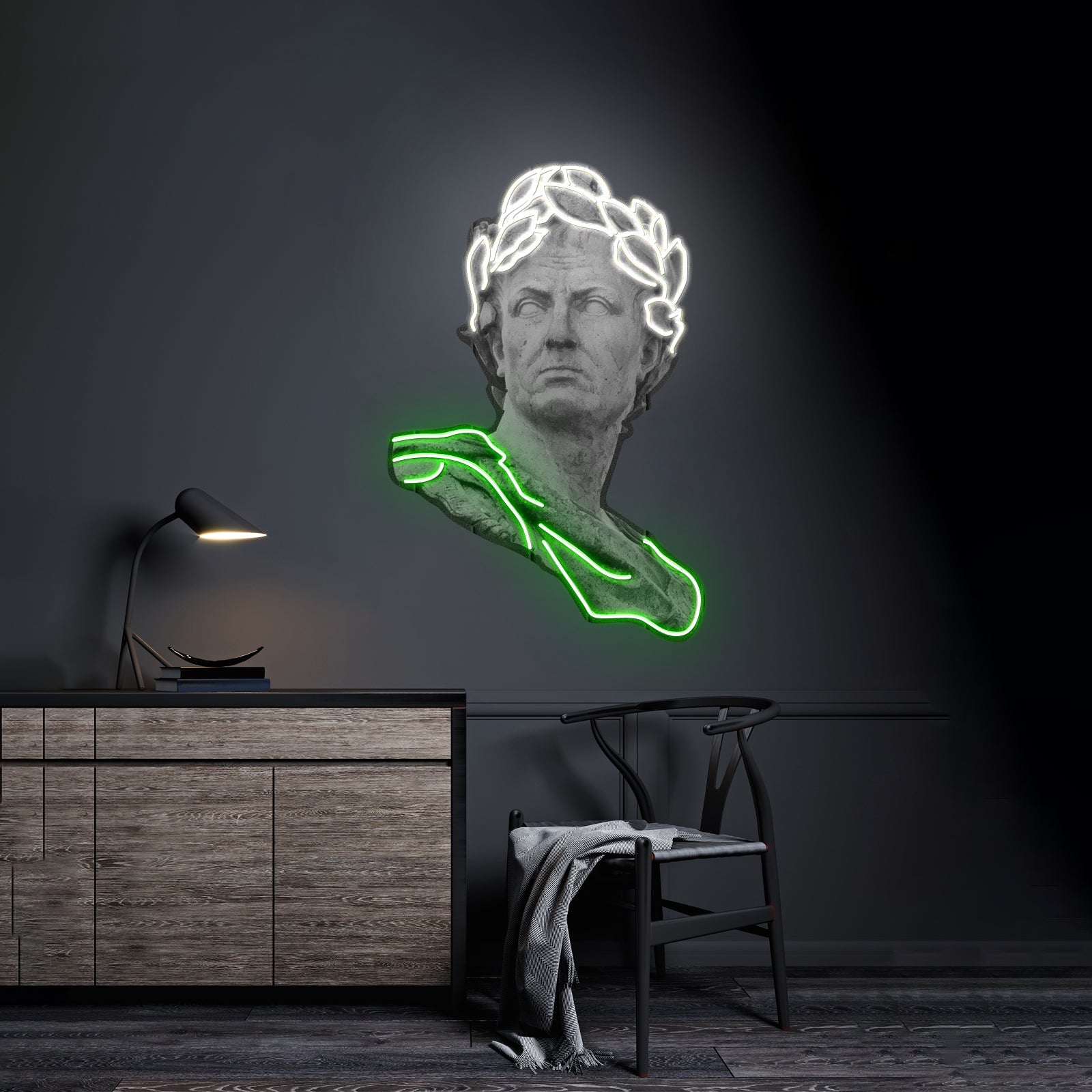 Julius Caesar Led Neon Artwork For Sale - Shineneon