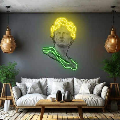 Julius Caesar Led Neon Artwork For Sale - Shineneon