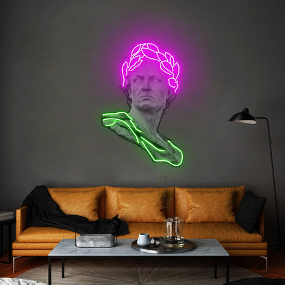 Julius Caesar Led Neon Artwork For Sale - Shineneon