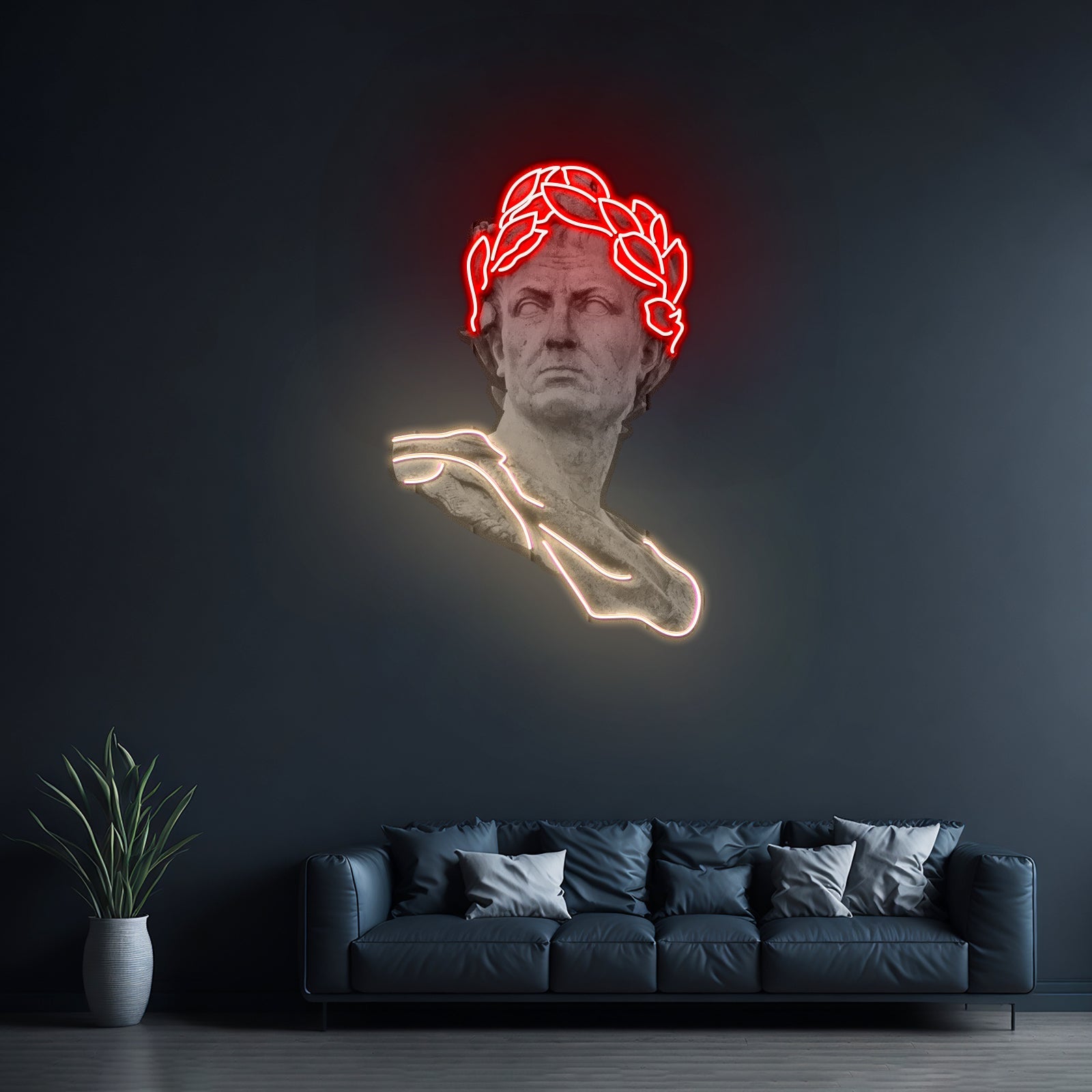 Julius Caesar Led Neon Artwork For Sale - Shineneon