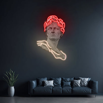 Julius Caesar Led Neon Artwork For Sale - Shineneon