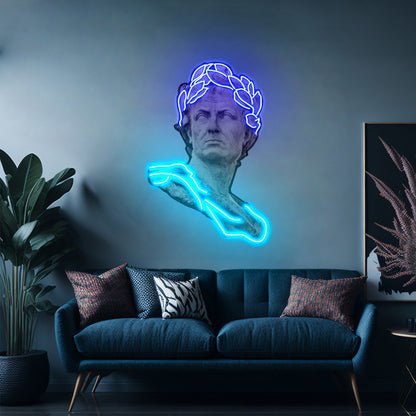 Julius Caesar Led Neon Artwork For Sale