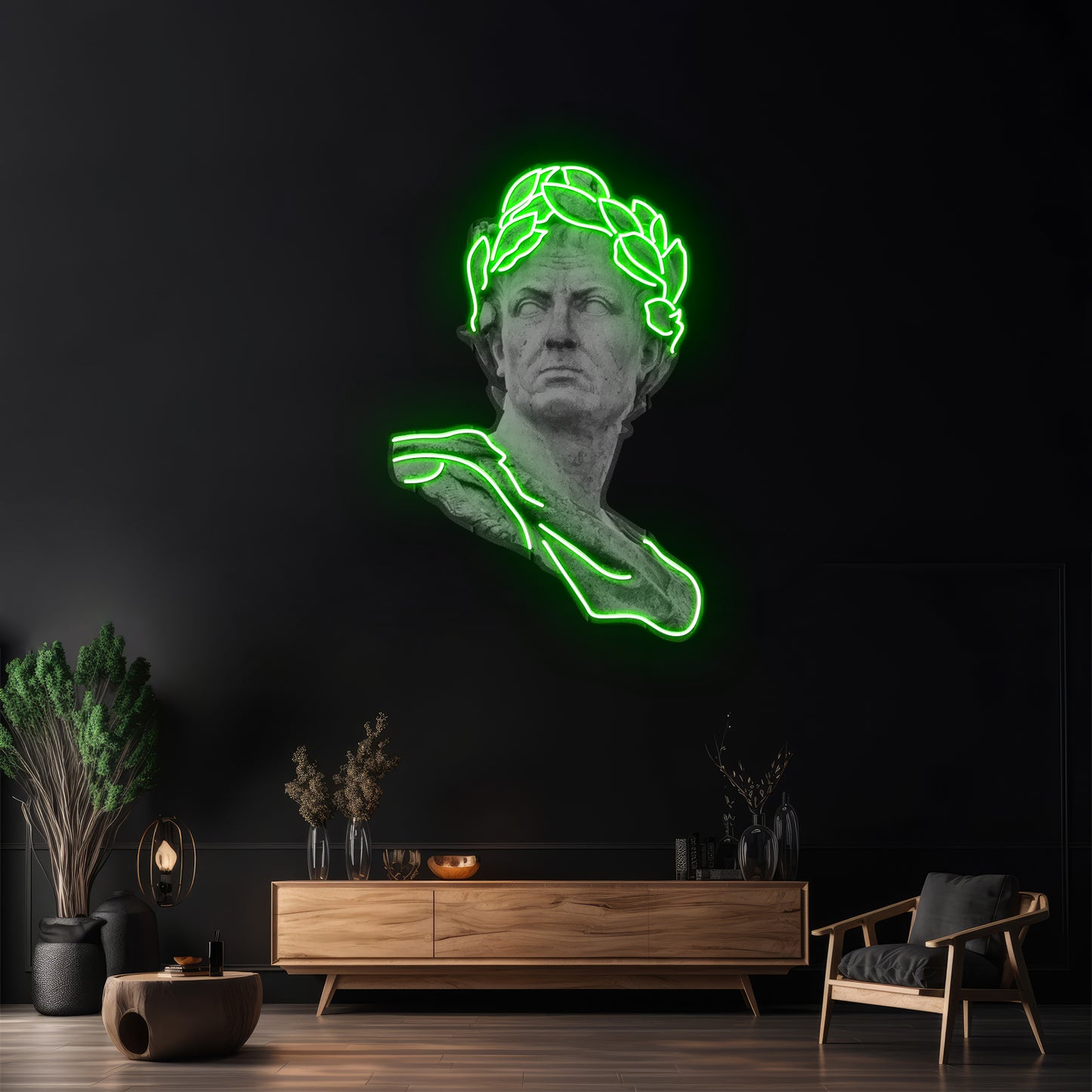 Julius Caesar Led Neon Artwork For Sale