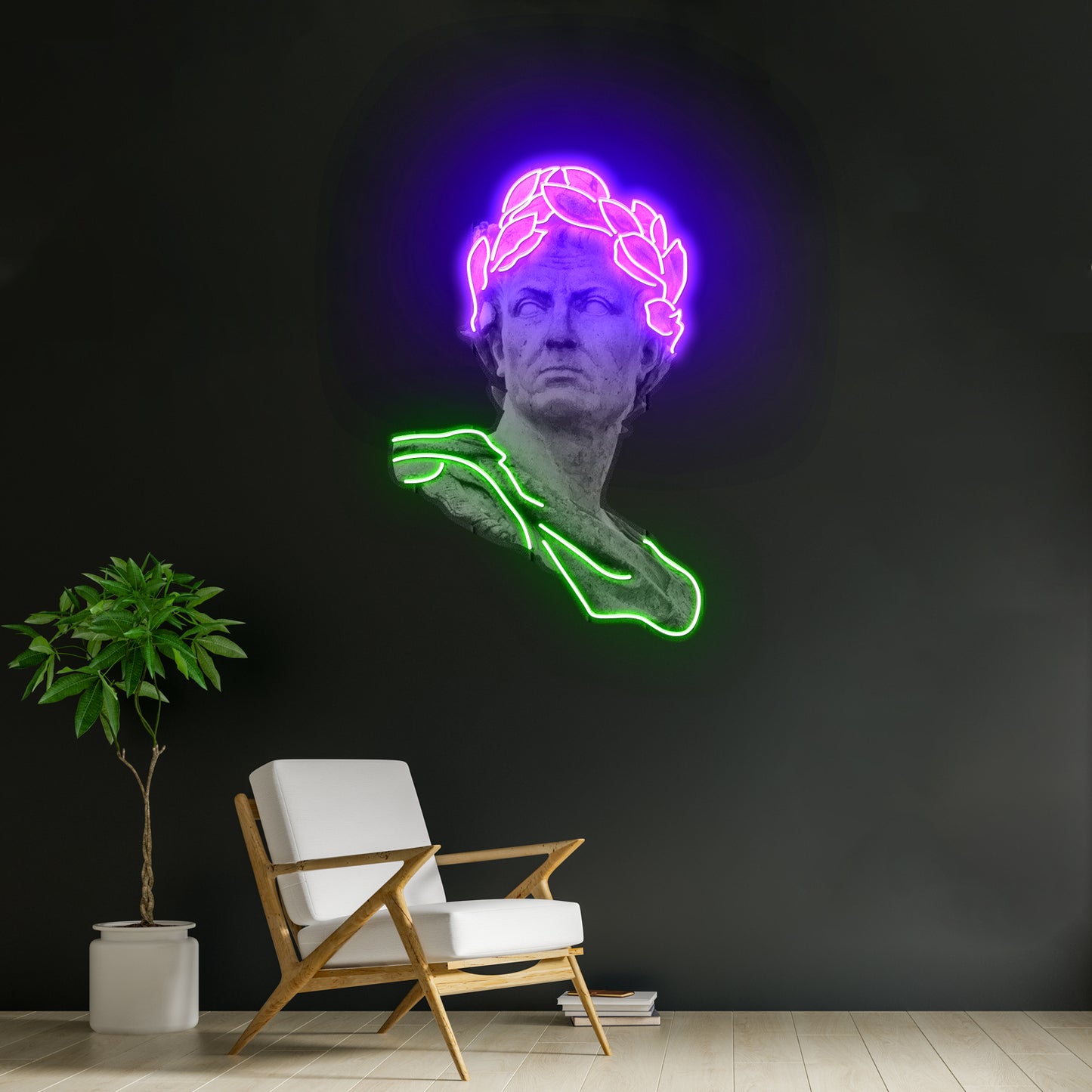 Julius Caesar Led Neon Artwork For Sale