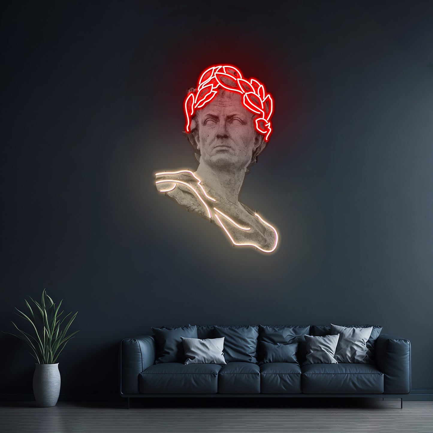 Julius Caesar Led Neon Artwork For Sale