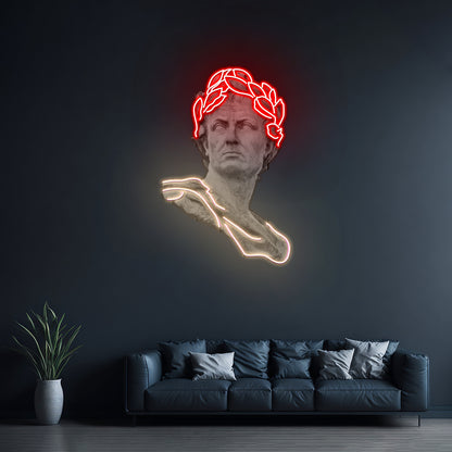 Julius Caesar Led Neon Artwork For Sale